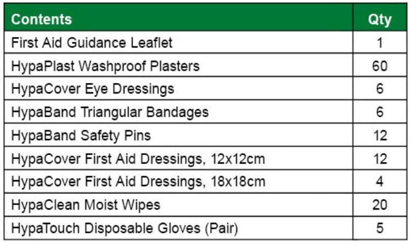 HSE Standard 20 Person Workplace First Aid Kit: Health & Personal Care