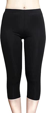 high waisted swim capris