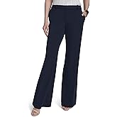HALSTON Womens Straight Leg Scuba Crepe Office Workwear Pant