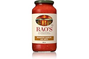 Rao's Homemade Roasted Garlic Sauce | Bold Italian Pasta Sauce | Caramelized Roasted Garlic & 100% Italian Tomatoes | No Adde
