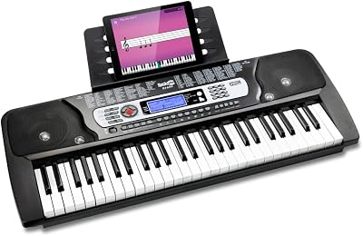 RJ654 Tastiera Pianoforte 54 Tasti con Schermo LCD