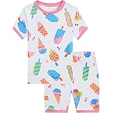 Little Hand Toddler Baby Girls Pajamas Kids Short Sets Cotton Pjs Sleepwear Summer Clothes 2-7 Years