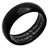 Rush Industries Serenity Prayer Ring - God Grant Me