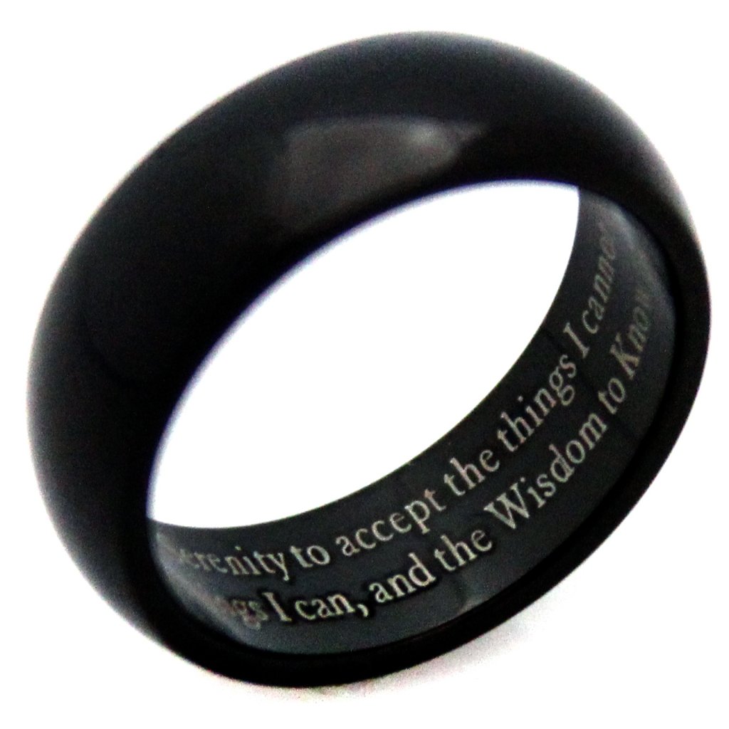 Rush Industries Serenity Prayer Ring - God Grant Me