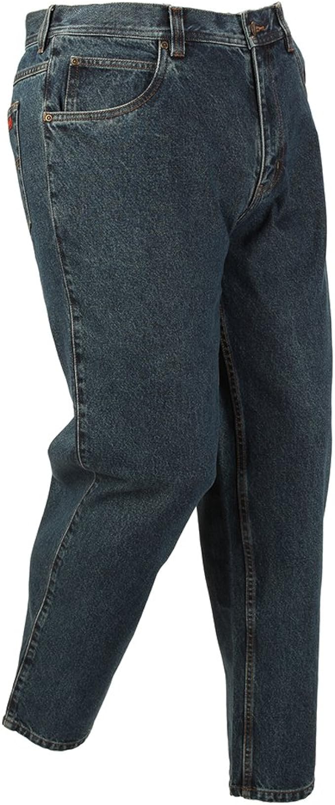 flannel lined denim jeans