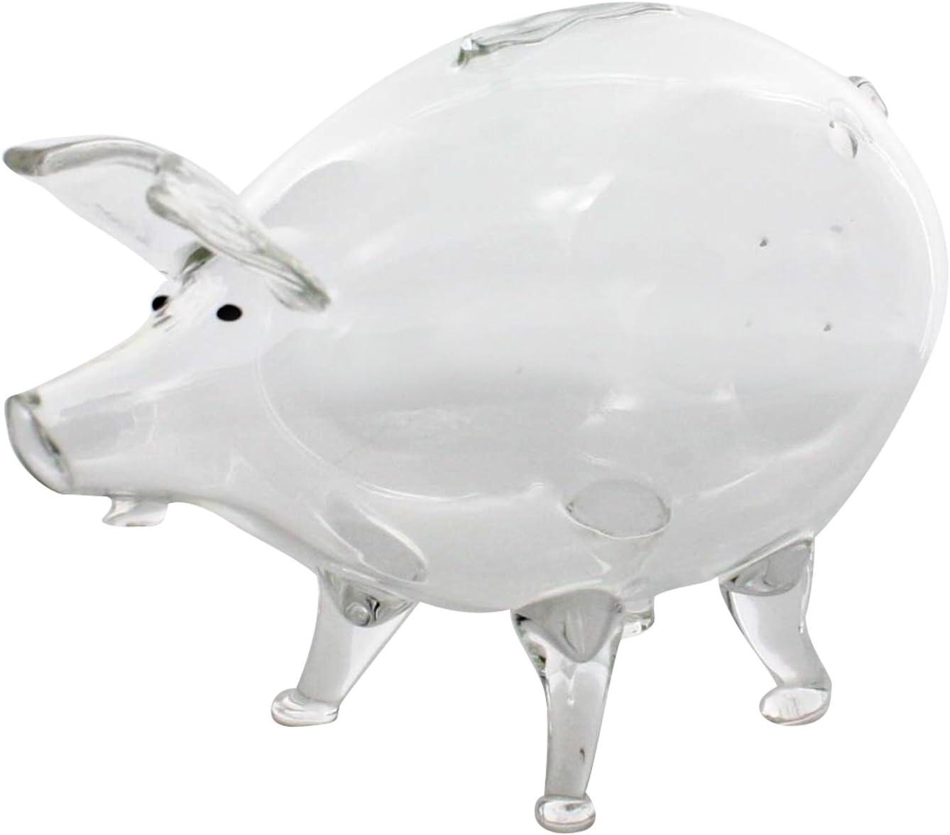 Glass Piggy Bank Clear Amazon.co.uk Baby