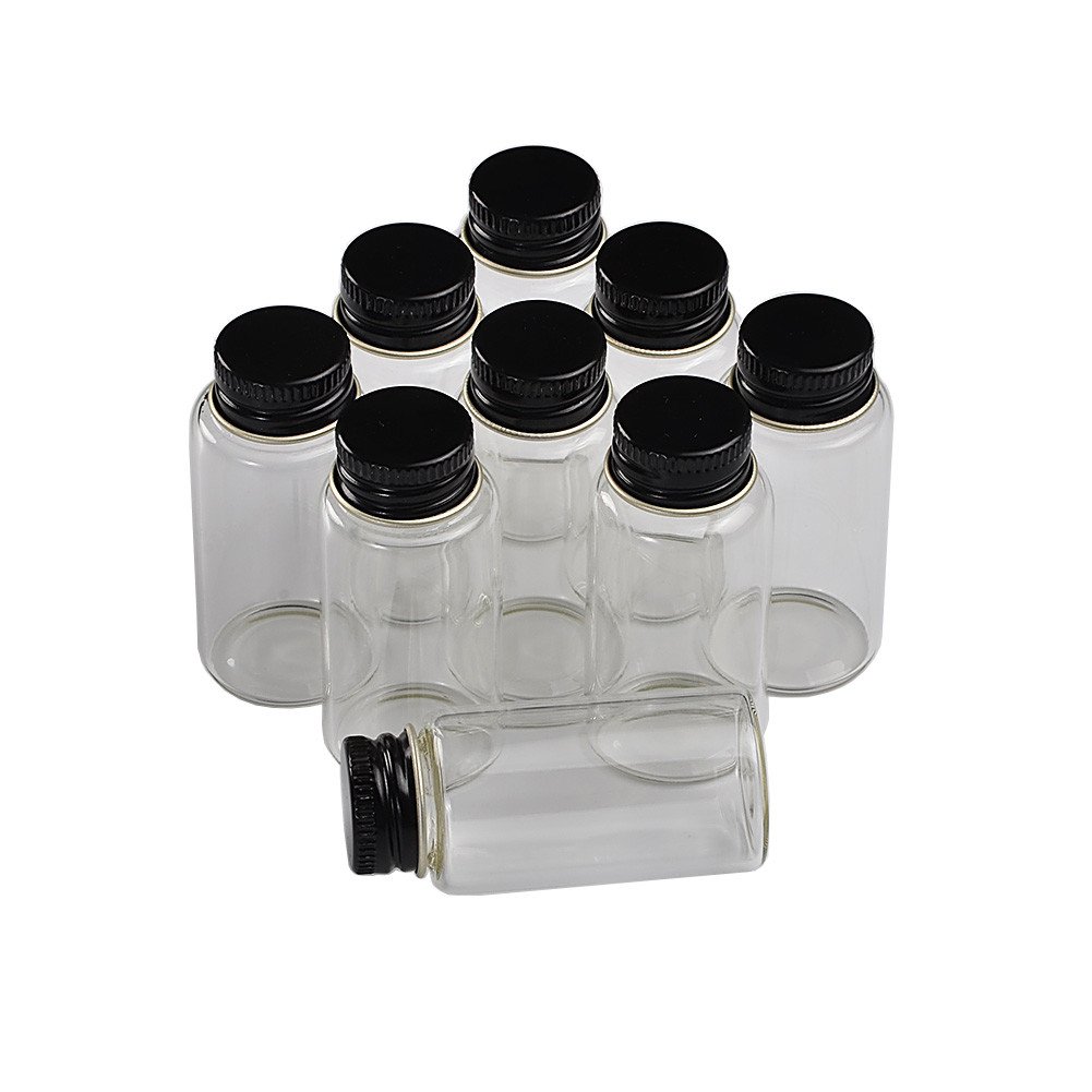 20ML Mini Glass Sealed Bottles With Metal Aluminum