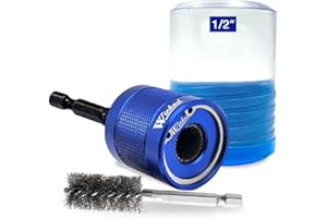 WICKED 1/2’’ Copper Pipe Cleaner, The Original Fully Repairable Extreme Duty, Professional Plumber’s Tool, Industrial Strength Aircraft Grade Aluminum, Tradesmen Quality/Durability