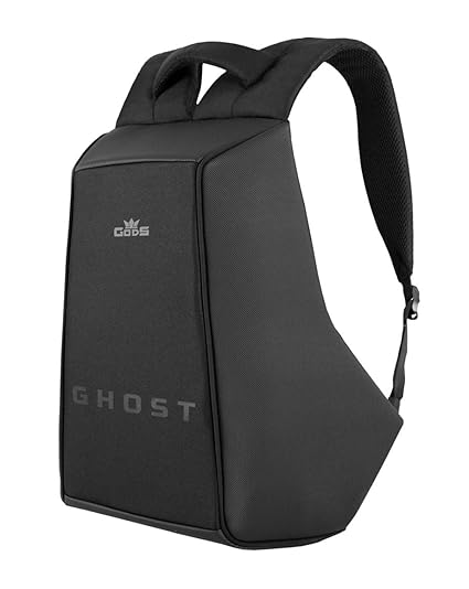GODS Polyester 22 Ltr Black & Grey Laptop Backpack