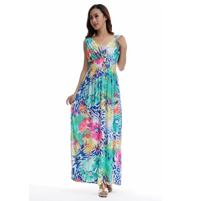 plus size beach maxi dress