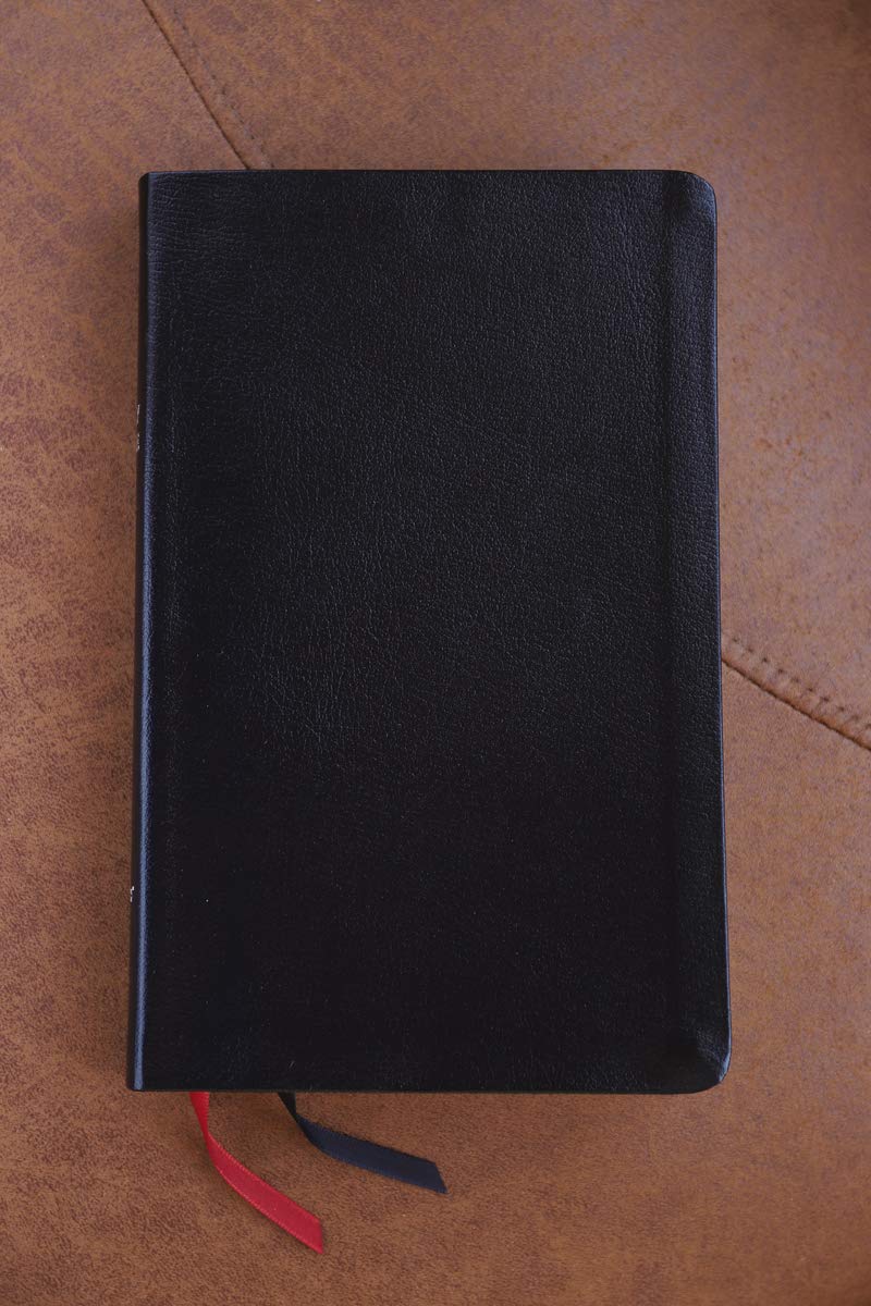 NIV, Thinline Bible, Bonded Leather, Black, Red Letter, Comfort Print NIV, Thinline Bible, Bonded Leather, Black, Red Letter, Comfort Print Bonded Leather
