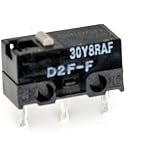 Omron Qty 2 Japan D2F-F Ultra Subminiature Basic Micro Switch Compatible with Razer Apple MS SteelSeries Mouse