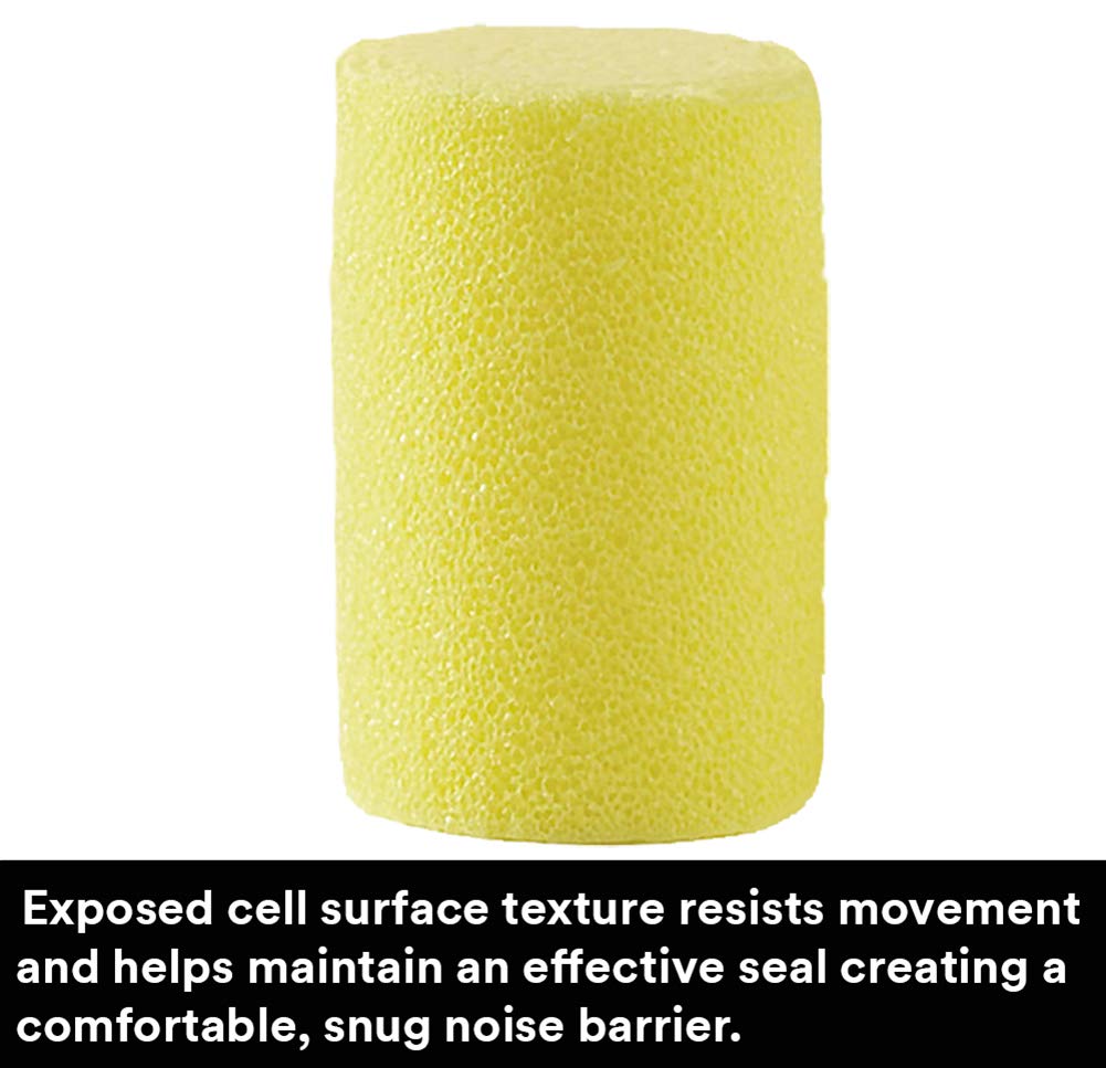 3M Ear Plugs, 75/Box, E-A-R Classic 311-1110, Corded, Disposable, Foam, NRR 29, For Drilling, Grinding, Machining, Sawing, Sanding, Welding, 1/Paper Bag, yellow: Science Lab Ear Plugs: Industrial & Scientific