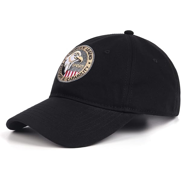 Aloha Hawaiian Baseball Cap - Adjustable Flat Brim Hat For Men & Women, Black Polyester