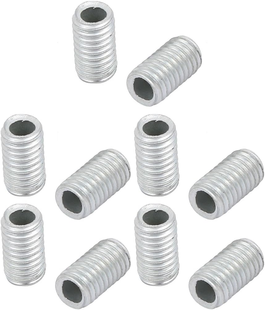 Parts Collectibles 20Pcs M10 Full Threaded Lamp Nipple PassThrough