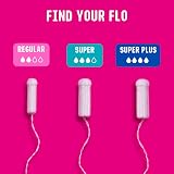 FLO Organic Cotton Non-Applicator Tampons Combo Pack 16 Tampons 8 Regular 8 view 6