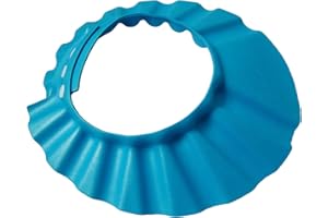 Adjustable Shower Cap Bath Cap for Children Kiddie Toddler Earmuff Caps Soft EVA Hat Skin-Friendly Hair Wash Hats Baby Cover 