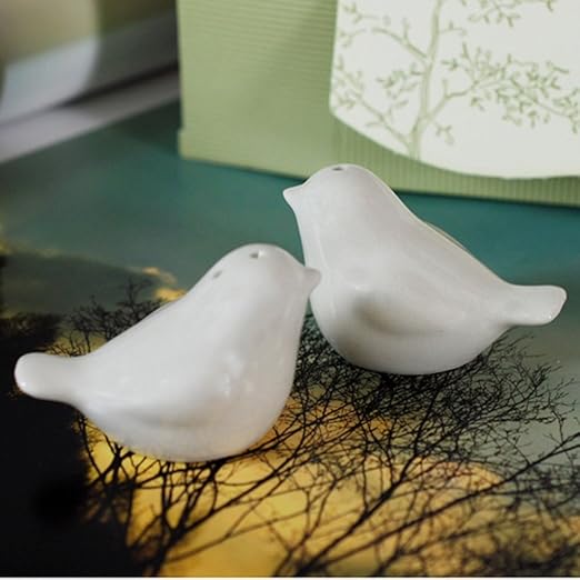 Amazon 調味料入れ 塩コショウ 入れ セット 陶器 おしゃれ小鳥 バード 調味料 調理 クッキング キッチン用品 インテリア 塩 コショウ入れ オンライン通販