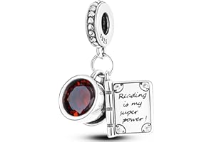 NUJIFFY 925 Sterling Silver Charms Beads for Bracelets Necklaces, Airplane Passport Sister Heart Coffee Music Book Travel Pendant, Pink Color Cute Animal Jewelry Graduation Birth Gifts for Women Men