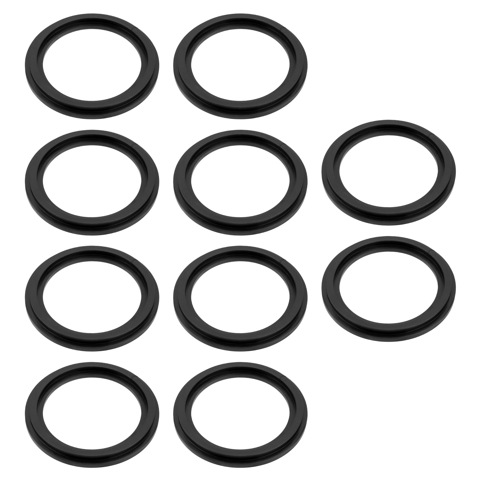 Create idea 10PCS Submersible Valve Rubber Seal Compatible with Intex 10745 P6029 Outer Diameter 56mm Inner Diameter 41.5mm Height 4.6mm Black