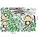 BIBITIME Jungle 3 Monkeys Playing on Tree Branch Wall Sticker Vinyl Decor Decal for Bedroom (DIY, 3 Monkeys)