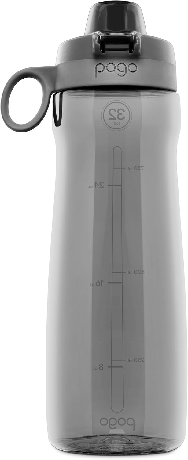 Pogo BPA-Free Plastic Water Bottle with Chug Lid: Sports & Outdoors