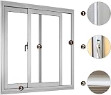 fowong Brush Draft Excluder Seal Strip 4.9m Self-Adhesive Window Door Weather view 6