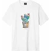 Paul Smith Mens Mens Reg Fit T Shirt Cactus