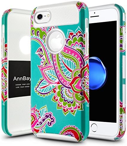 iPhone 7 Case, AnnBay 2in1 High Impact Hard Hybrid Dual Layer Shock-Absorbing Anti-Scratches Drop Protection Flexible TPU Scratch Resistant for Apple iPhone 7(2016) (Totem White)