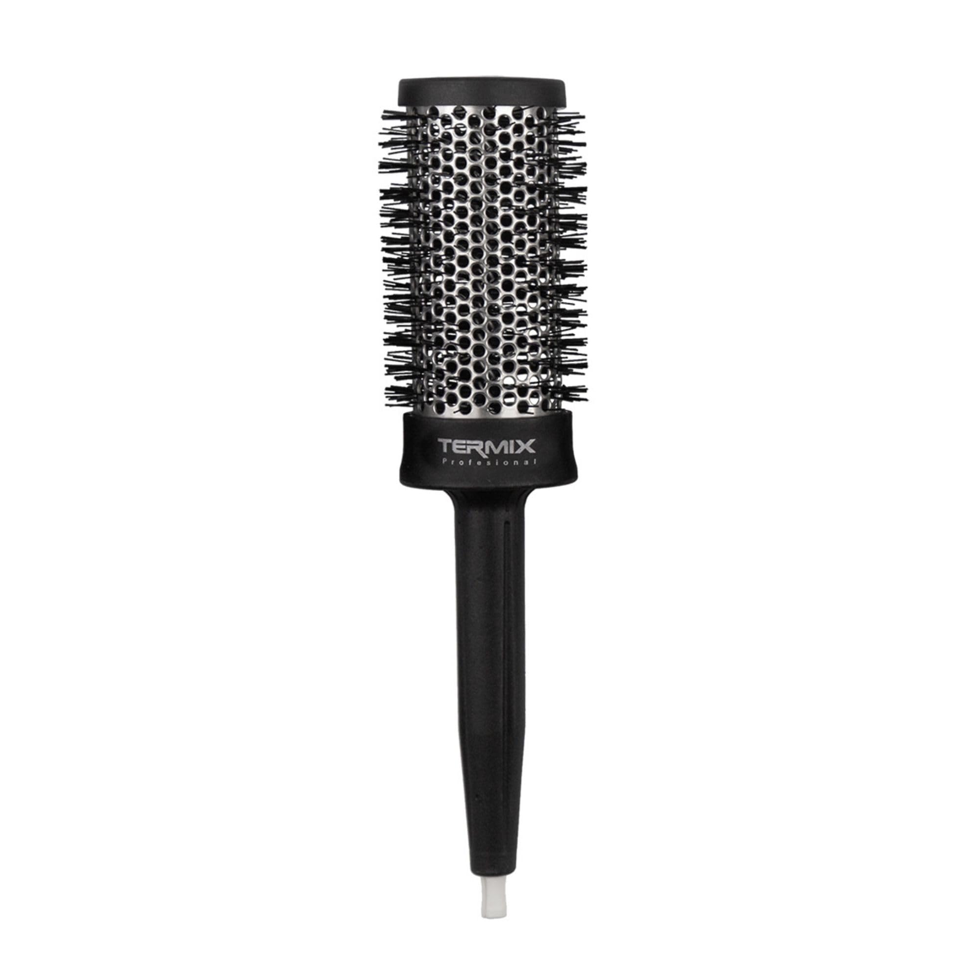 Termix Pofesional Hairbrush Ø 43 mm- Aluminum thermal hairbrush with nylon bristles, ideal for all types of hairstyles