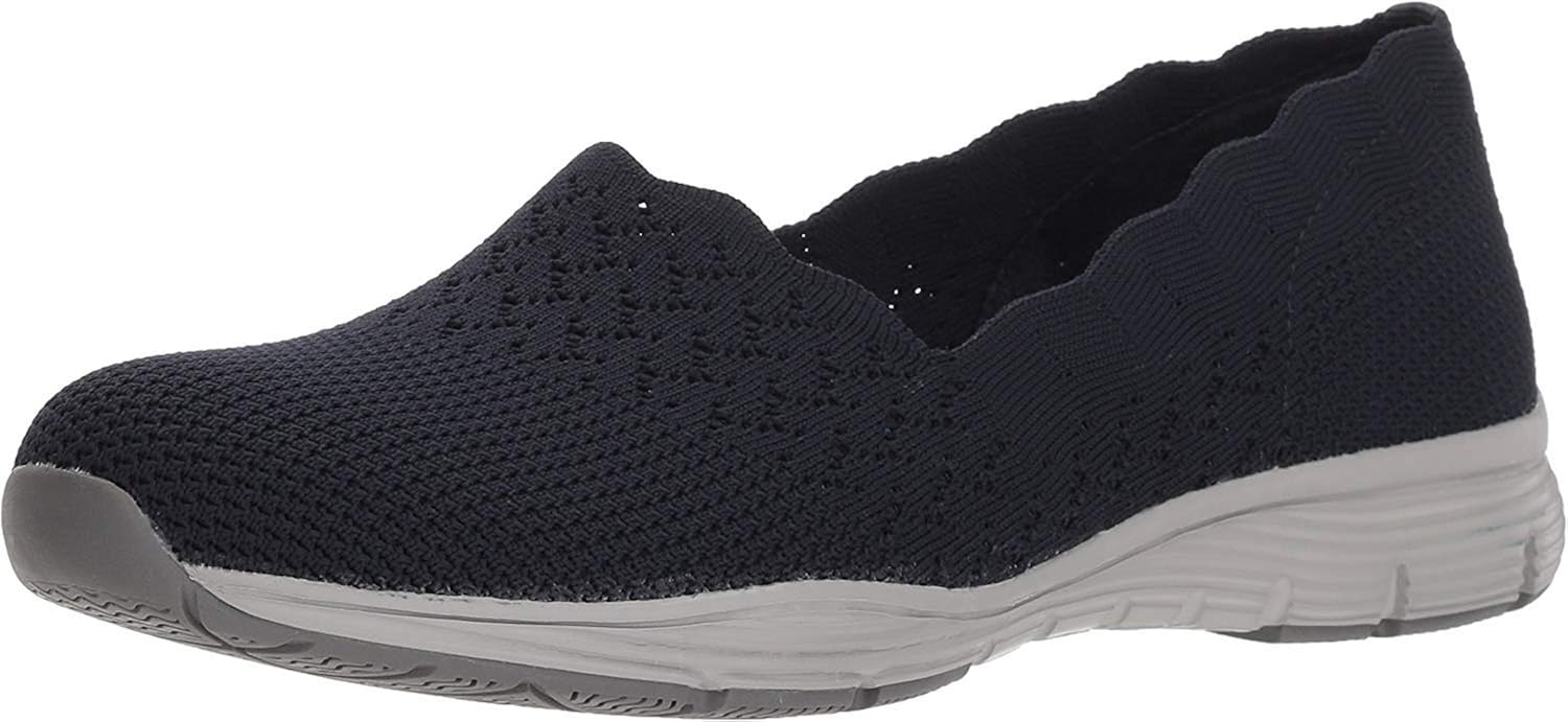 women's skechers slip on shoes wide width