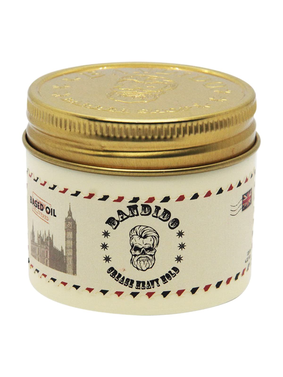 Bandido Hair Styling Pomade Wax | Natural Shiny Look | Strong Hold | Grease Heavy Hold Pomade Wax 125 ml