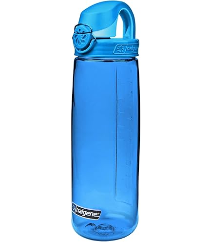 Nalgene Sustain 24oz On-The-Fly (OTF) Bottle (Clear W Sprout Green - View #2