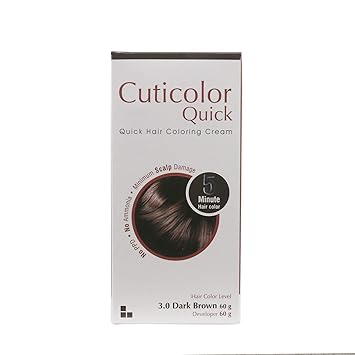 Cuticolor Zydus Quick 3.0 Dark Brown -5 Minute Hair Color (120 g)