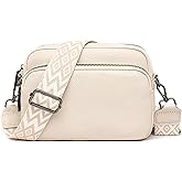 VODIU Crossbody Bags for Women Purses Handbags Leather Shoulder Bag with Guitar Strap Cross Body Bag for Woman Trendy Purse