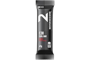 Neversecond C30 Fuel Bar, Fast-Absorbing Carbs, Never2 C30 Fuel Bars for Performance & Endurance Nutrition for Triathlons, Cycling, Running & Endurance Training
