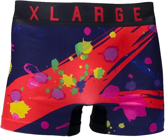 Amazon X Large エクストララージ メンズ シームレス ローライズ ボクサーパンツ M L Xlサイズ ペイント ネイビー Dwearsステッカー入り ブランド 大きいサイズ Llサイズ 男性 下着 誕生日 プレゼント ボクサー 通販