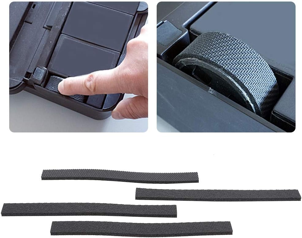 AUNMAS 4Pcs Wheel Tire Leather Mopping Fetal Skin Replacement Accessory Fit for IRobot Braava 380t