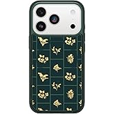 OtterBox iPhone 17 Pro Symmetry Series Clear Case - Golden Bloom - Green