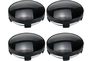 Modengzhe Wheel Center Caps,60mm Rim Hub Center Covers Replacement 58mm Lug to Lug,Black,Pack of 4
