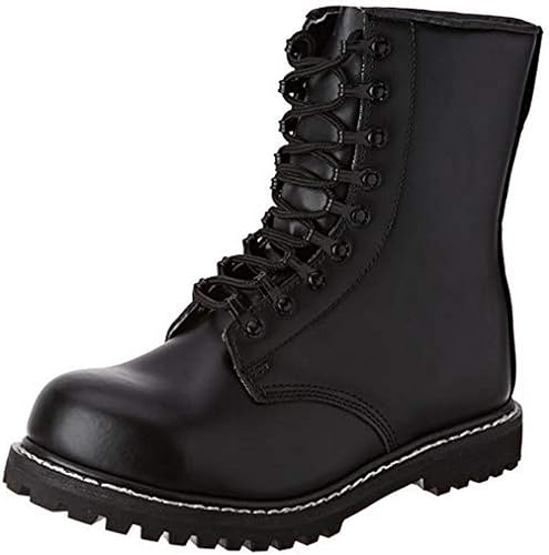 black paratrooper boots