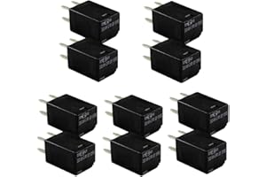 MNTACY (10 Pack) General Purpose Relays 303-1AH-C-R1-U01-12VDC SPNO 20A 12VDC for Polaris RZR Slingshot Ranger Sportsman Cooling Fan Relay