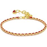 ZHOU LIU FU Sterling Silver Bracelets Gourd (Wulu) Chain Bracelet Ruyi Blessing Link Bracelet Dainty Jewelry for Women Her Anniversary Birthday 6.3-7.5Inch/16+3cm