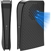 Console Face Plates with Cooling Vents for PlayStation 5 - Digital Edition | Shockproof ABS Shell Cover for PS5, Built-in Dust Filter and Cooling Vents, Easy Installation (Pattern Digital Edition)