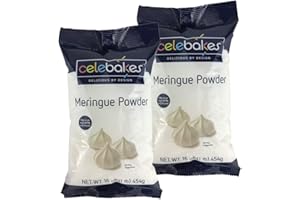Celebakes by CK Products Meringue Powder, 16 oz, 2 Pack - Premium Quality Baking Essential for Royal Icing, Meringue Toppings, Macarons, Buttercream & More - Versatile & Easy to Use - Trusted by Bakers