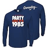 Smack Apparel Someday... I Wanna Party Like It's 1985 T-Shirt for Chicago Football Fans (SM-5XL)