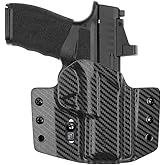 Tulster OWB Contour Kydex Holster in Right Hand fits: Springfield Armory Hellcat Pro | Optic Compatible Outside The Waistband Concealed Carry