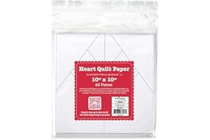 RILEY BLAKE DESIGNS Lori Holt 10" Heart Quilt Paper