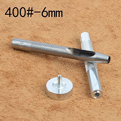 New Eyelet Punch Die Tool Set Kits +20 Sets Eyelet with Washer For Leather Craft Clothing Grommet Banner (400#-6mm) by ifsecond