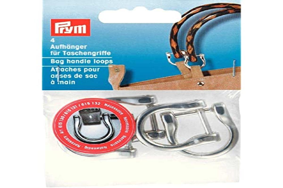 Prym - Silver (18mm) Bag Handle Loops - 1 Unit